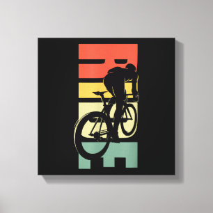 Fahrradfahren Leinwanddruck
