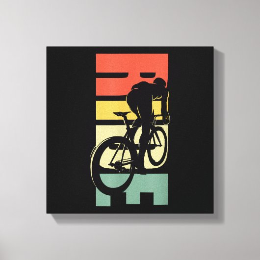 Fahrradfahren Leinwanddruck (Vorderseite)