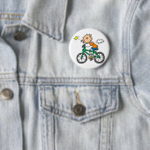 Fahrradfahren - Männlich Button (Beispiel)