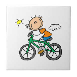 Fahrradfahren - Männlich Fliese