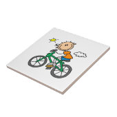 Fahrradfahren - Männlich Fliese (Seite)