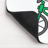 Fahrradfahren - Männlich Mousepad (Ecke)