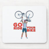 Fahrradfahren Mousepad (Vorne)