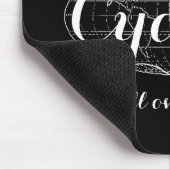 Fahrradfahren Mousepad (Ecke)