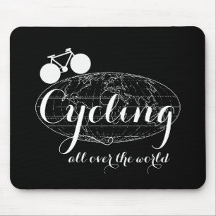 Fahrradfahren Mousepad