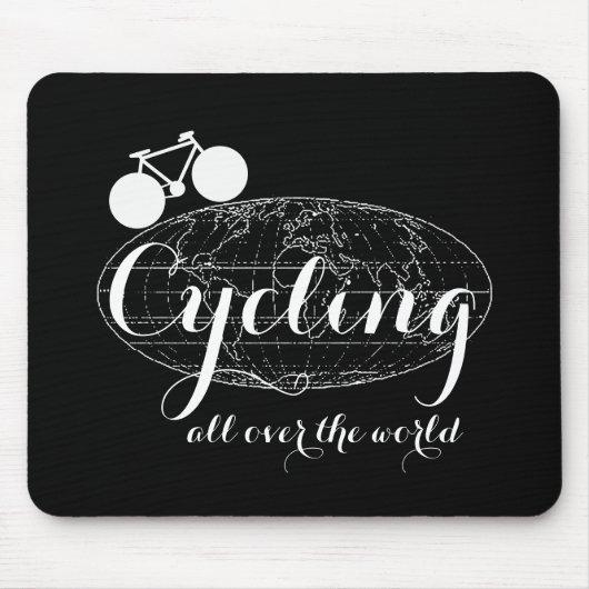 Fahrradfahren Mousepad (Vorne)