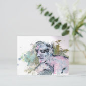 Fahrradfahren Postkarte (Stehend Vorderseite)