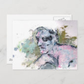 Fahrradfahren Postkarte (Vorne/Hinten)