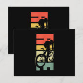 Fahrradfahren RSVP Karte (Vorne/Hinten)