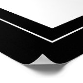 Fahrradfahren rund um London Line Art Poster (Ecke)