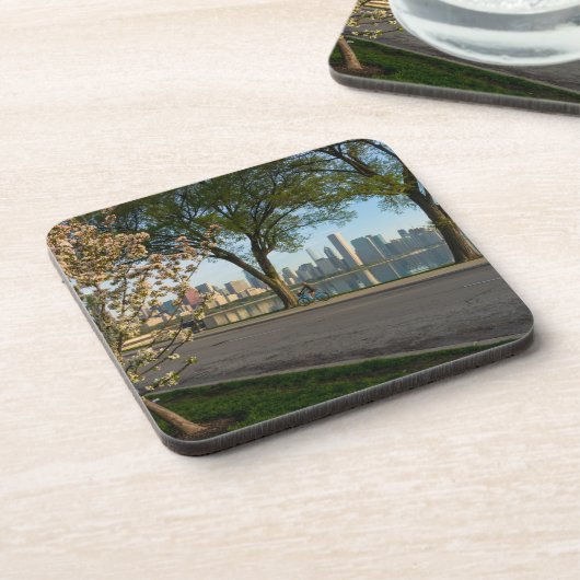 Fahrradfahren - Solidarität Getränkeuntersetzer (Linke Seite)