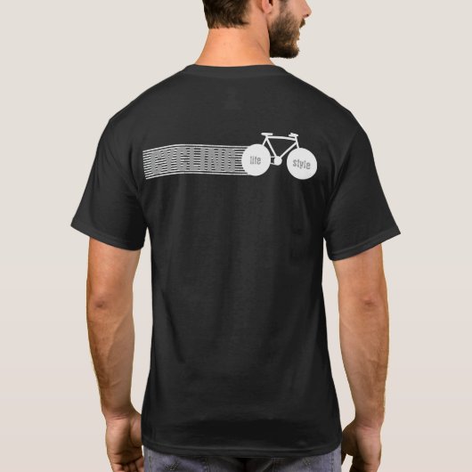 Fahrradfahren T-Shirt (Rückseite)