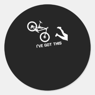 Fahrradfahren|Verfolge mich nicht, ich Got mal Runder Aufkleber