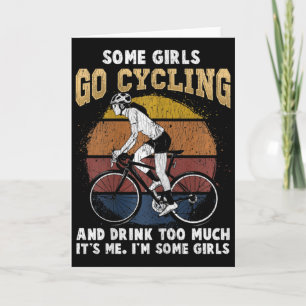 Fahrradfahrende Frauen Witze Trinkende Fahrrad Fra Karte
