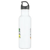 Fahrradfahrer Aluminium Einzigartiges Design Trinkflasche (Rückseite)