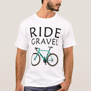 Fahrradfahrer auf Gravel Bikepacking für Radfahre T-Shirt