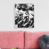 Fahrradfahrer - Details Leinwanddruck (Insitu (Wohnzimmer))