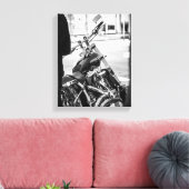 Fahrradfahrer - Details Leinwanddruck (Insitu (Wohnzimmer))