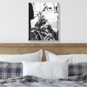 Fahrradfahrer - Details Leinwanddruck (Insitu (Schlafzimmer))