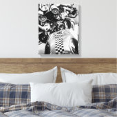 Fahrradfahrer - Details Leinwanddruck (Insitu (Schlafzimmer))