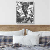 Fahrradfahrer - Details Leinwanddruck (Insitu (Schlafzimmer))