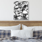 Fahrradfahrer - Details Leinwanddruck (Insitu (Schlafzimmer))