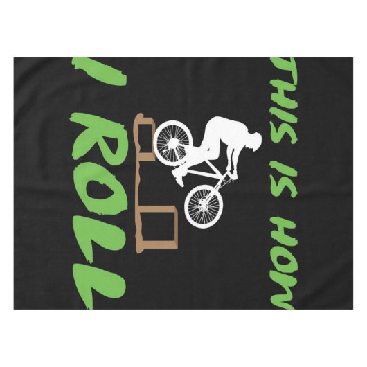 Fahrradfahrer - Einzigartiges Geschenk für Radfahr Tischdecke (Vorderseite (Horizontal))