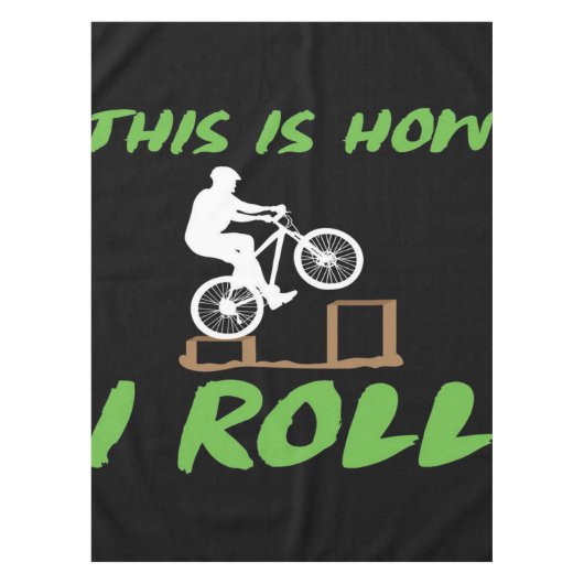 Fahrradfahrer - Einzigartiges Geschenk für Radfahr Tischdecke (Vorderseite)