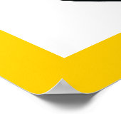 Fahrradfahrer fahren nach seinem Brauch Poster (Ecke)