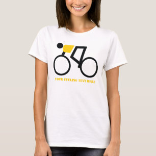 Fahrradfahrer fahren nach seinem Brauch T-Shirt