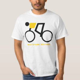 Fahrradfahrer fahren nach seinem Brauch T-Shirt