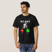 Fahrradfahrer Funny Gift Geschenk Idee T-Shirt (Vorne ganz)