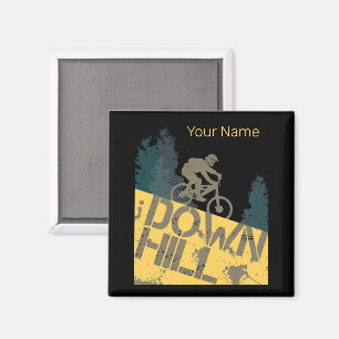 Fahrradfahrer für Dirt und Fahrrad Vintag MTB Magnet