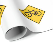 Fahrradfahrer Geschenkpapier (Rolleneckpunkt)