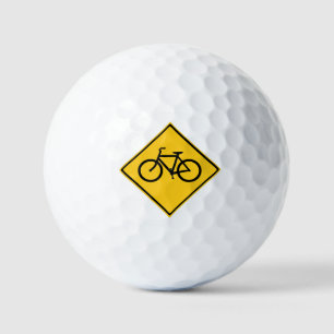 Fahrradfahrer Golfball