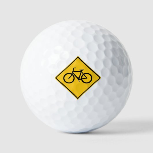 Fahrradfahrer Golfball (Vorderseite)
