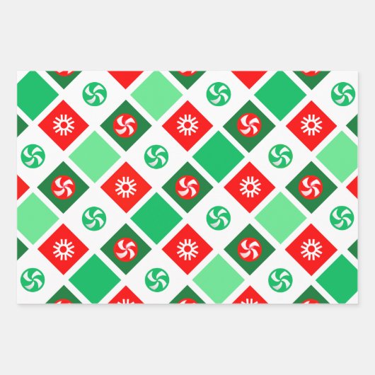 Fahrradfahrer-Holiday Geschenkpapier (Vorderseite 2)