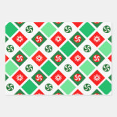 Fahrradfahrer-Holiday Geschenkpapier Set (Vorderseite 2)