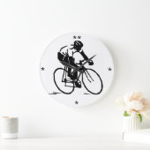 Fahrradfahrer - Individuelle Uhr (Zuhause)