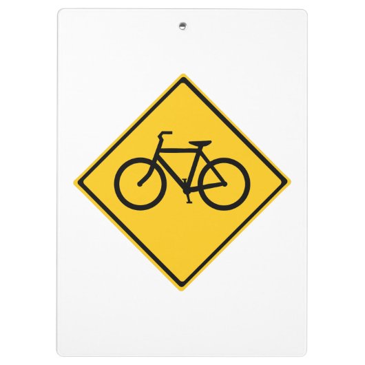 Fahrradfahrer Klemmbrett (Rückseite)