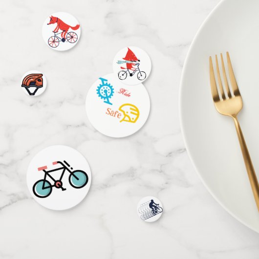 Fahrradfahrer Konfetti (Gruppe)