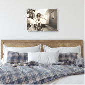 Fahrradfahrer Leinwanddruck (Insitu (Schlafzimmer))