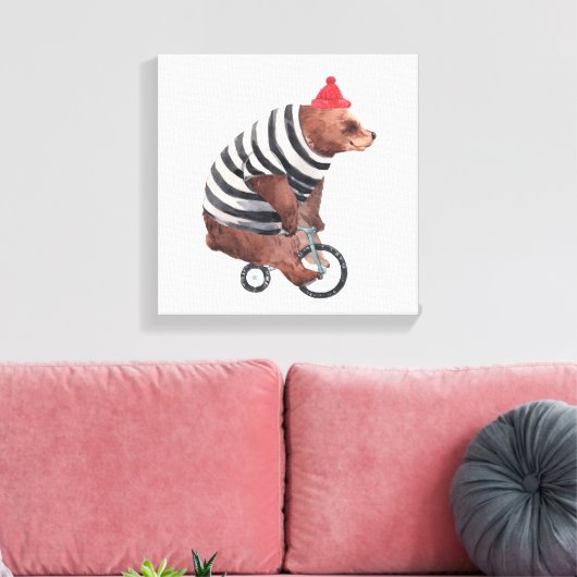 Fahrradfahrer Leinwanddruck (Insitu (Wohnzimmer))