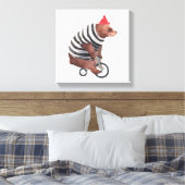 Fahrradfahrer Leinwanddruck (Insitu (Schlafzimmer))