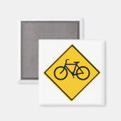 Fahrradfahrer Magnet (Vorderseite/Rückseite)