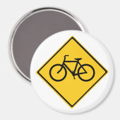 Fahrradfahrer Magnet (Vorderseite/Rückseite)