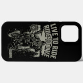 Fahrradfahrer mit Bart zum Leben Case-Mate iPhone Hülle (Rückseite (Horizontal))