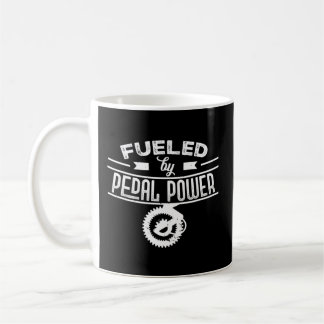 Fahrradfahrer mit Pedal Power B Kaffeetasse