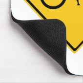 Fahrradfahrer Mousepad (Ecke)