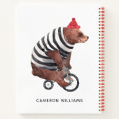 Fahrradfahrer | Name hinzufügen Notizblock (Rückseite)